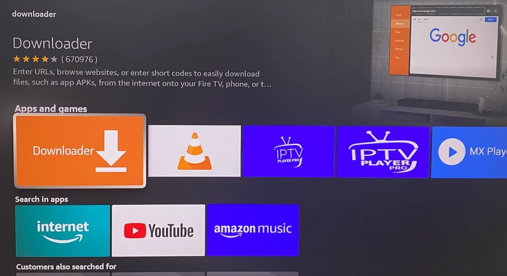 downloader app firestick installation iptv