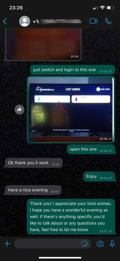 iptv subscription uk customer review whatsapp