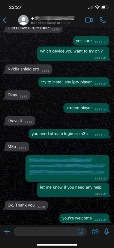 iptv subscription uk customer review whatsapp