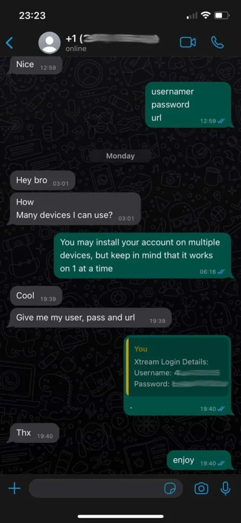 iptv subscription uk customer review whatsapp